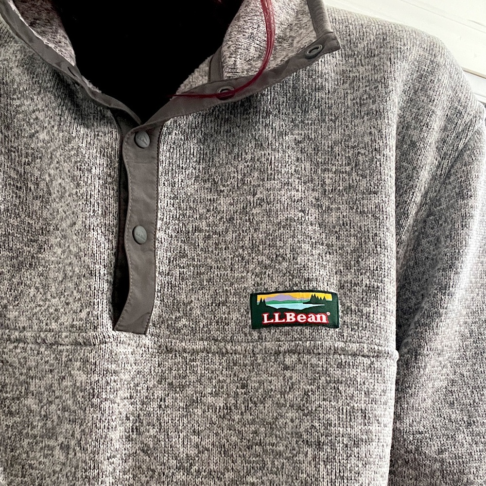 L.L Bean Half Button Up Fleece